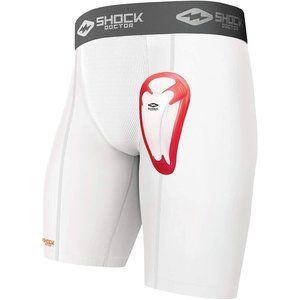 Shock Doctor Core Compression Shorts with Bioflex Cup Boys L  size 26-28 (Sports